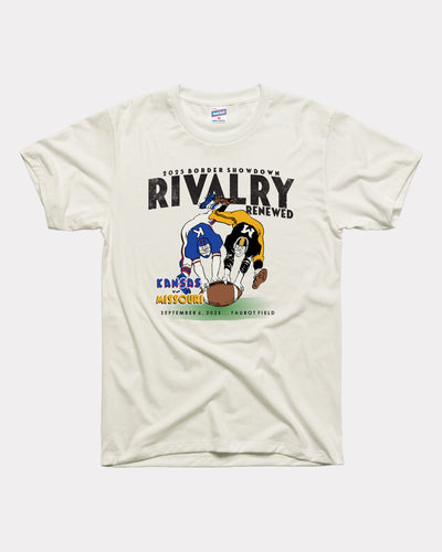 White 2025 Rivalry Renewed Border Showdown T-Shirt