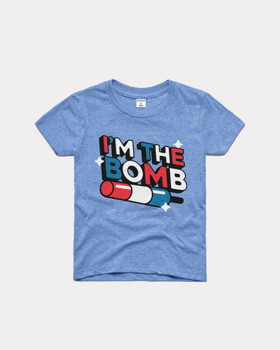 Kids Light Blue I'm the Bomb Vintage Youth T-Shirt