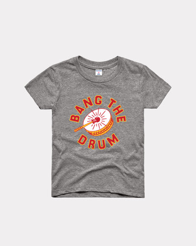 Kids Bang the Drum Grey T-Shirt 
