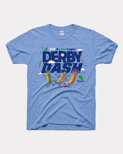 Light Blue City Barrel Brewing Co. Derby Dash Vintage T-Shirt