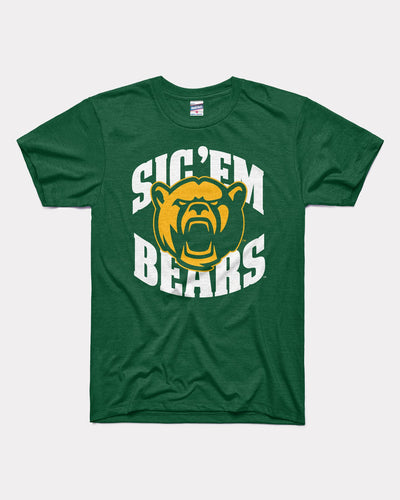 Forest Green Sic Em Baylor Bears Basketball Vintage T-Shirt