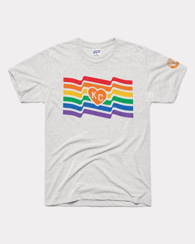 Ash Grey Stonewall Sports Kansas City Pride Vintage T-Shirt