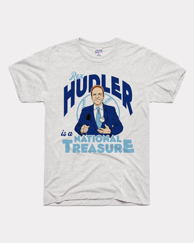 Ash Grey National Treasure Rex Hudler Vintage T-Shirt