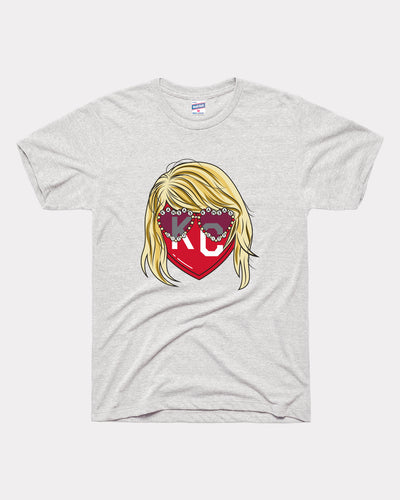  KC Red Era Heart Ash T-Shirt 