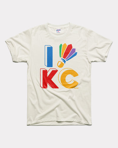 White I Shuttlecock KC Vintage T-Shirt
