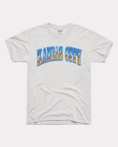 Ash Grey Kansas City Sports Vintage T-Shirt