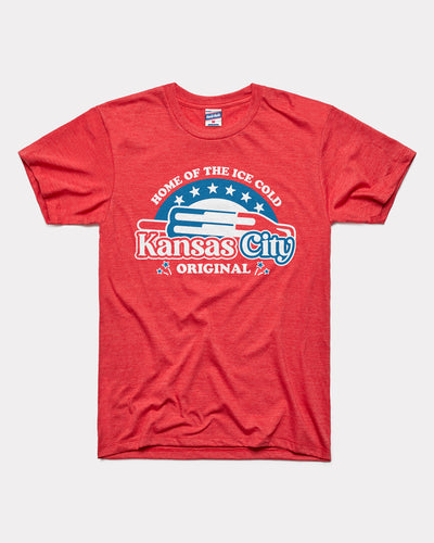 Red Kansas City Ice Cold Original Vintage T-Shirt