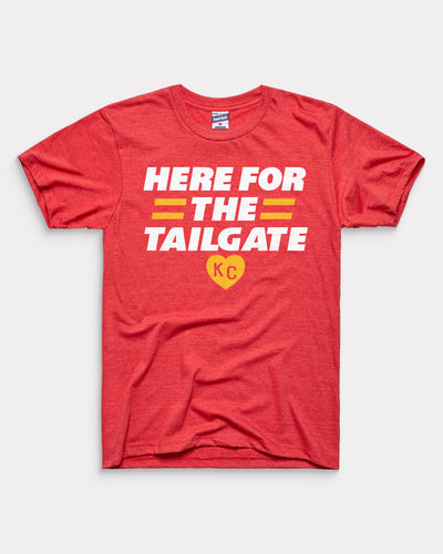 Here for the Tailgate KC Red T-Shirt
