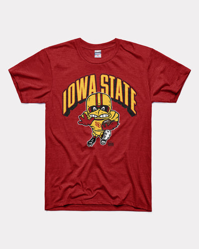 Iowa State Arch Football Mascot Cardinal T-Shirt