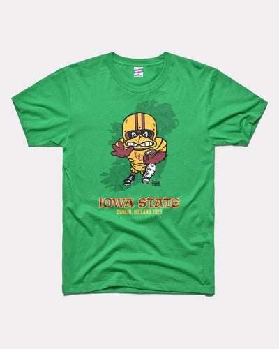 Iowa State Cyclones in Ireland Kelly Green T-Shirt
