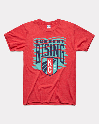 Red Kansas City Current Rising Vintage T-Shirt