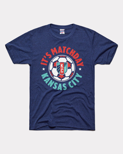 Navy It's Matchday Kansas City Current Vintage T-Shirt