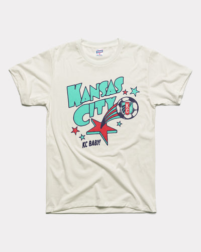 White Kansas City Current KC Baby! Stars Vintage T-Shirt