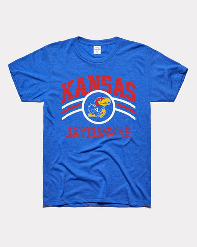 Royal Blue Kansas Jayhawks Magnified Vintage T-Shirt