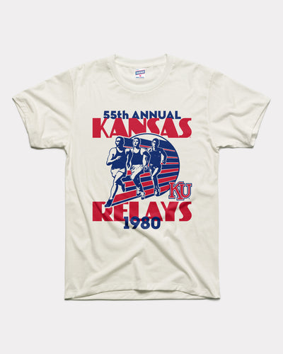 White 55th Annual Kansas Relays 1980 Vintage T-Shirt