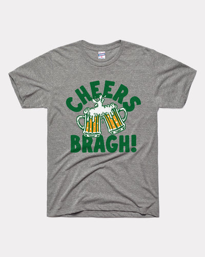 Grey Cheers Bragh! St. Patrick's Day Vintage T-Shirt