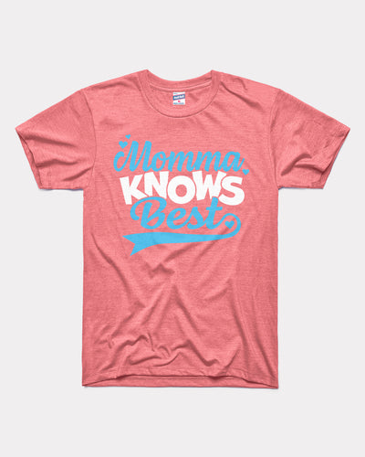Pink Momma Knows Best Vintage T-Shirt