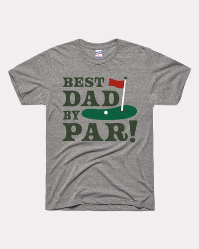 Grey Best Dad By Par Vintage T-Shirt