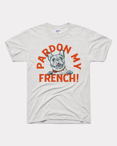 Ash Grey Pardon My French Bulldog Vintage T-Shirt