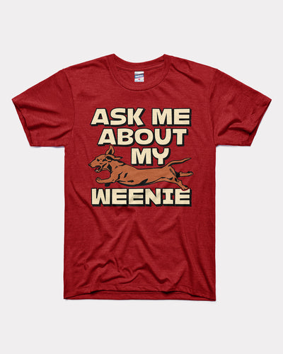 Cardinal Ask Me About My Weenie Vintage T-Shirt