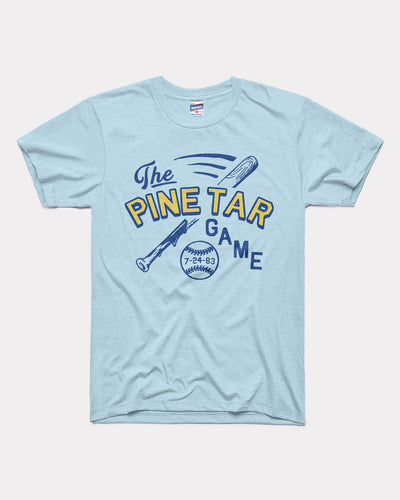 Powder Blue The George Brett Pine Tar Game Vintage T-Shirt