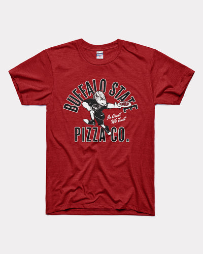 Cardinal Buffalo State Pizza Vintage T-Shirt
