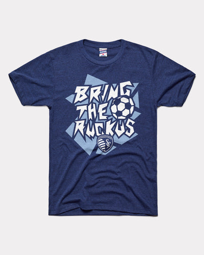 Heather Navy Sporting Kansas City Bring the Ruckus Vintage T-Shirt