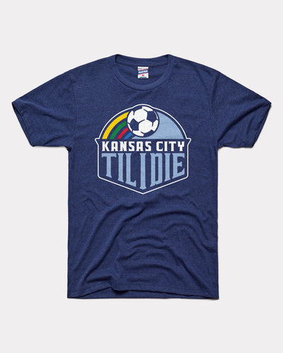 Navy Sporting Kansas City Soccer Till I Die Vintage T-Shirt