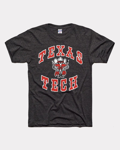 Black Texas Tech Double Arch Vintage T-Shirt