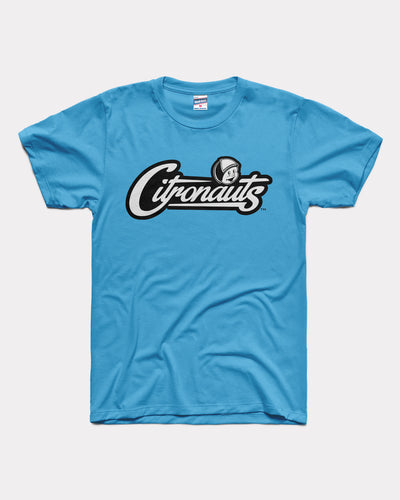 Electric Blue UCF Citronauts Script Vintage T-Shirt