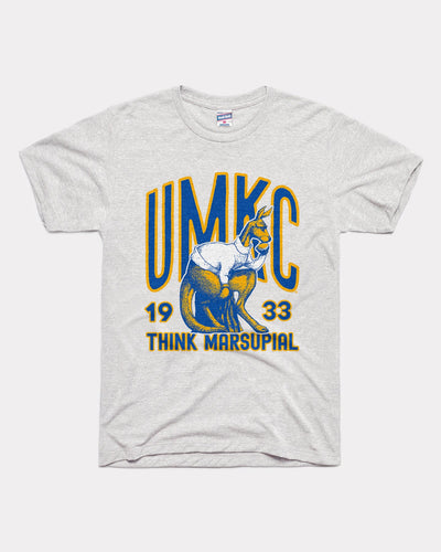 Ash Grey UMKC Roos Think Marsupial Vintage T-Shirt