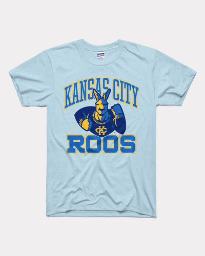Powder Blue Kansas City Kangaroos Arch Vintage T-Shirt