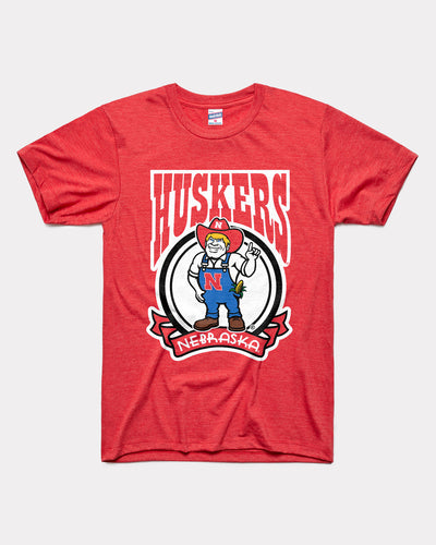 Red Nebraska Cornhuskers Cola Vintage T-Shirt
