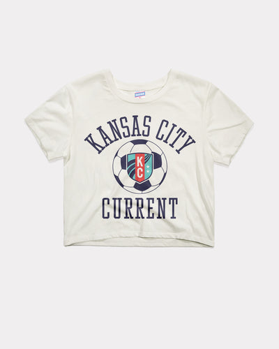 Kansas City Current Vintage White Crop Top