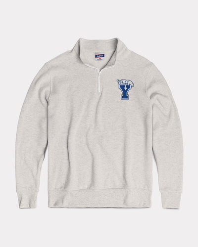 Ash Grey BYU Vault Cougar Quarter Zip Pullover