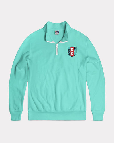 Teal KC Current Quarter Zip