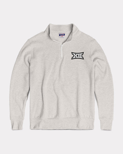 Ash Grey Big 12 Conference Quarter Zip
