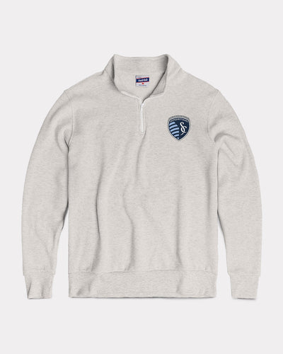 Ash Grey Sporting Kansas City Quarter Zip