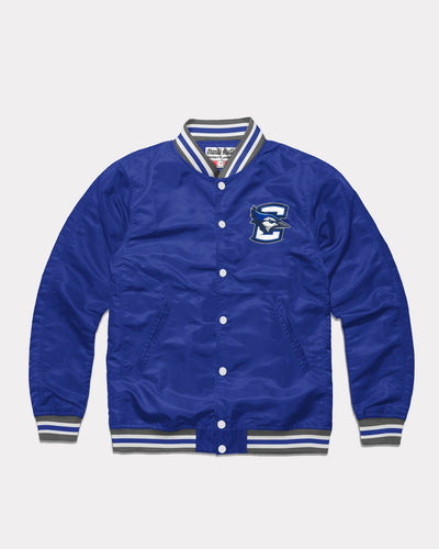 Royal Blue Creighton Bluejays Vintage Varsity Jacket Front