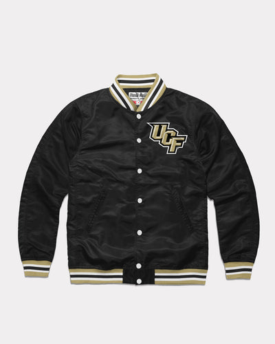UCF Knights Black Vintage Varsity Jacket Front