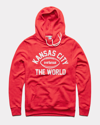 Red KC vs The World Vintage Hoodie Swatshirt