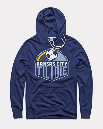 Navy Sporting Kansas City Soccer Till I Die Vintage Hoodie Sweatshirt
