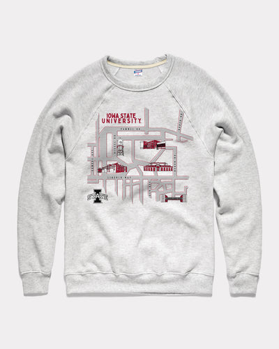 Ash CyRide Campus Transit Map Crewneck