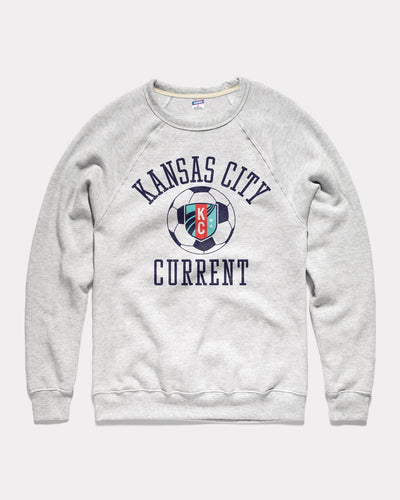 Ash Grey Kansas City Current Vintage Crewneck Sweatshirt