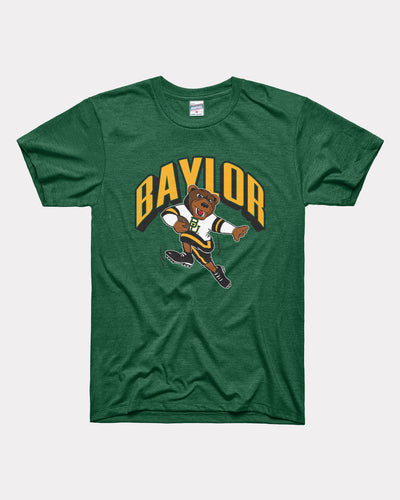 Forest Green Baylor Bears Arch Football Mascot T-Shirt