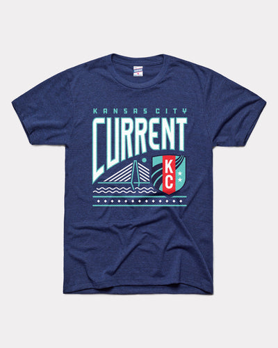 Navy KC Current Bridge Vintage T-Shirt