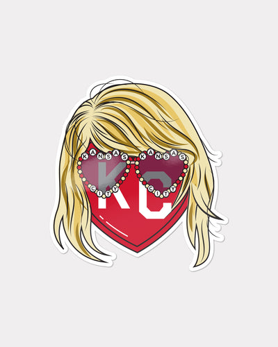 KC Red Era Heart Sticker 2
