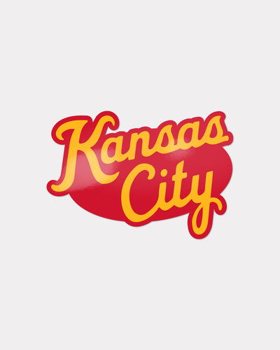 Kansas City Script Sticker