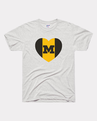 Ash Grey University of Missouri Heart T-Shirt