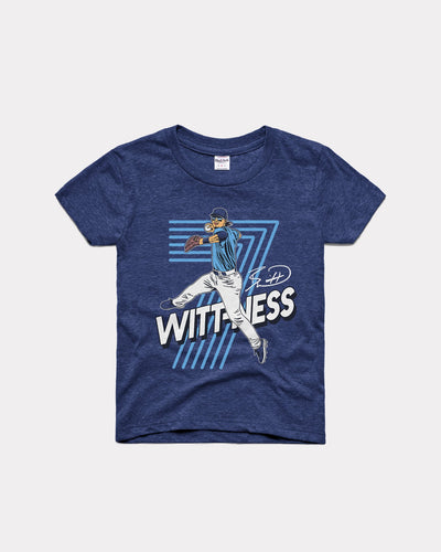 Kids Navy Bobby Witt Jr Wittness Vintage Youth T-Shirt
